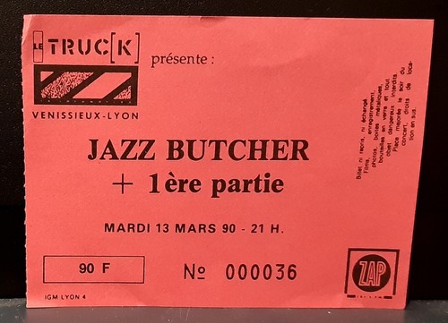 Ticket billet used - ticket, place