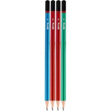 Lot de 4 crayons graphite - HB