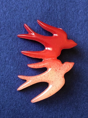 Broche vintage double