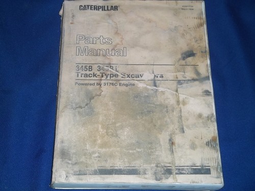 Cat caterpillar 345b manuel - cat, l