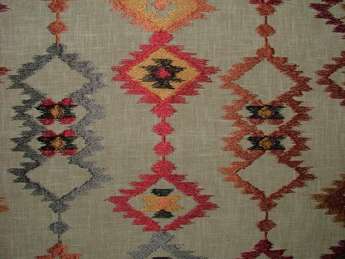 Tissu rideau brodé 1 - tissu,