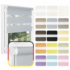 Store Enrouleur Occultant Jour Nuit Tissu Double Sans Perçage ROLLMAXXX®