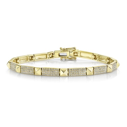 14k jaune diamant pointe - or,