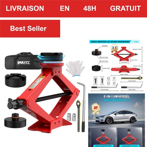 Cric voiture imaycc - cric, 3t