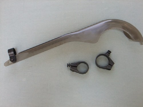 Smoke colored chain guard for