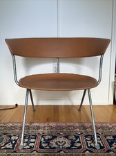 Low armchair in leather Magis