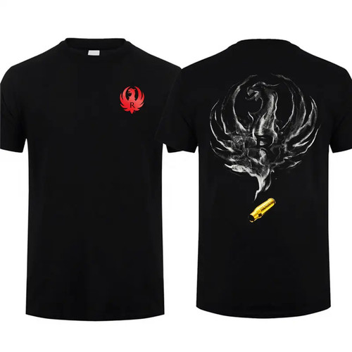 Ruger bullet smoking shirt - bullet,
