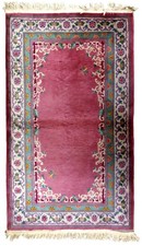 Tapis oriental Art Déco fait