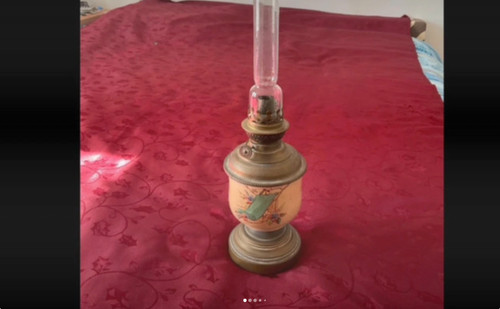 Ancienne lampe pétrole en - ancienne,