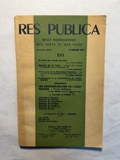 RES PUBLICA revue