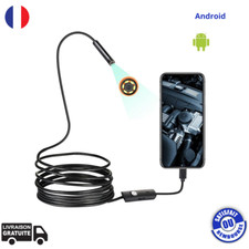 Caméra inspection endoscope 7mm étanche câble 5m USB 6 LED pour Android PC 3EN1