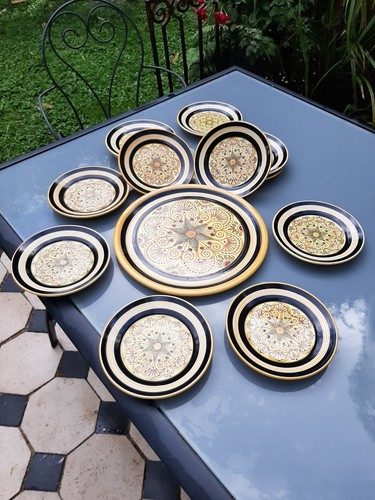 Service gateau faience de - gateau,