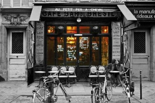 Cafe bar bresil affiche - bar,