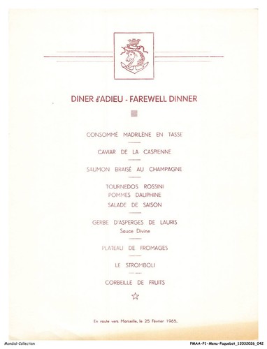 Pmaap1 0022 menu - pmaap1-0022-menu, paquebot