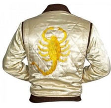 Veste en satin bombardier