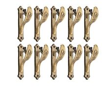 Supports de rideaux anciens en