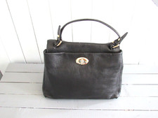 SAC A MAIN CUIR SOUPLE GRAINE NOIR