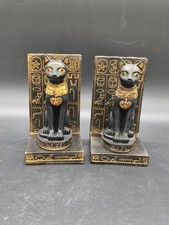 Paire serre livres chats