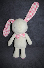 🍀 Doudou Lapin Gris KLORANE