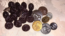 LOT DE 26  ANCIENS BOUTONS DE