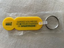 Porte-Clés Vintage LA POSTE Mobile plastique jaune
