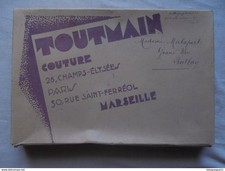 Ancien - Boite d'emballage TOUTMAIN Couture PARIS-MARSEILLE