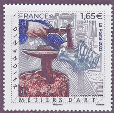 TIMBRE 5624 NEUF XX - METIER D'ART : DINANDIER - REPRESENTATION DU TRAVAIL