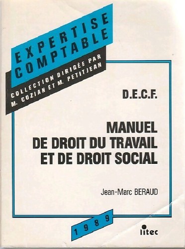 Manuel droit travail et - manuel, de