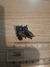 Broche Hiboux Chouettes Argent 8 Grammes