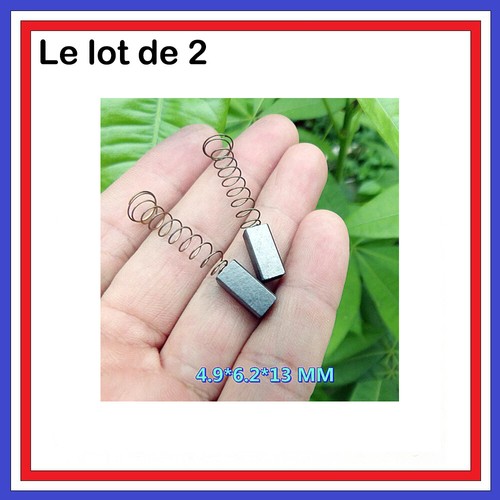 Lot balais charbon 5 x - de,