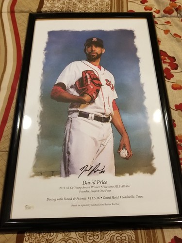 Redsox david price autographed - david,
