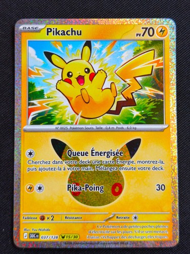 Carte pokémon pikachu - carte,