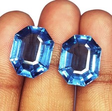 Topaze bleue naturelle