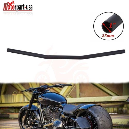 Black motorcycle handlebars - 1",
