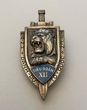 Indochine. 12° TDVN. Bataillon Infanterie Vietnamien. En argent (Argt)