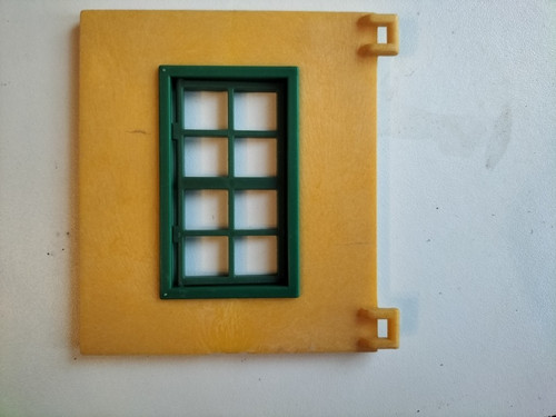 Porte arrière jaune saloon - porte,