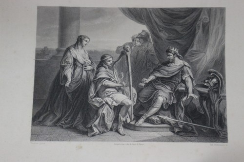 Ancienne gravure david - ancienne,
