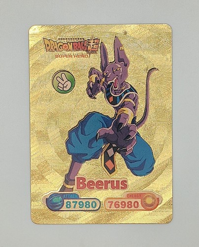 Beerus dragon ball card - beerus,