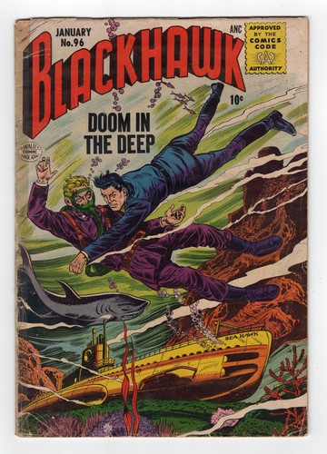 1956 blackhawk death of - 1956, dc