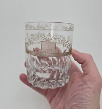 Grand Verre Gobelet En Cristal Taillé Epoque Empire Restauration