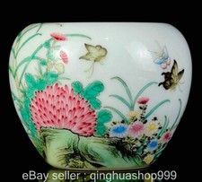 6" Qianlong pastel porcelaine