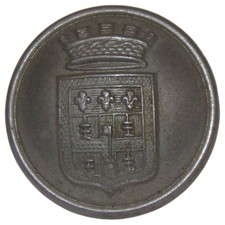 Bouton 21mm armoiries blason ville du (Le) Mans France