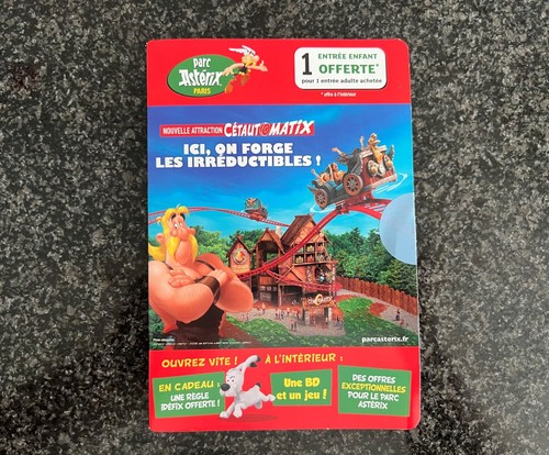 Livret parc asterix - parc,