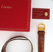 Luxueuse Ceinture Crocodile Must de Cartier taille 82-94cm Neuve dans sa boîte !