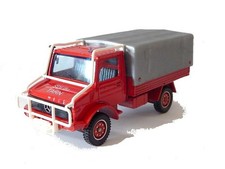 Mercedes Unimog Bâché Pompiers SOLIDO