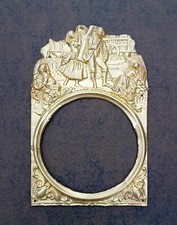 Couronnemt de cadran - fronton ou facade D'HORLOGE COMTOISE 