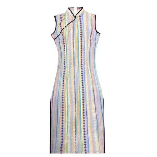 Robe longue vintage - mi-longue,