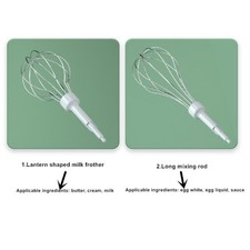 Batteur à Oeufs Électrique Mélangeur à Main Sans Fil avec Réglages de Mixag