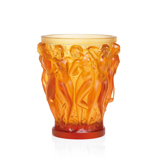 Lalique bacchantes vase - lalique, xl