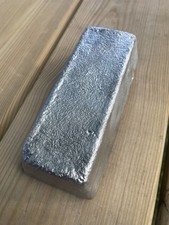 Lingot artisanal de Zinc pur 2,25 Kg